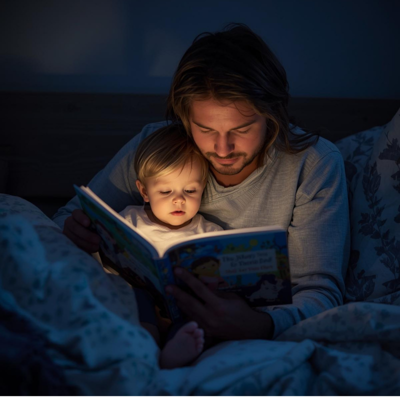 Reading books to a baby before age one
