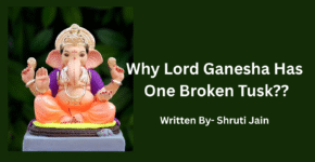 Lord Ganesha with one broken tusk, known as Ekadanta, symbol of wisdom and sacrifice