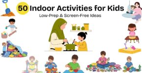 50 easy indoor activities for kids at home