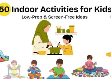 50 easy indoor activities for kids at home