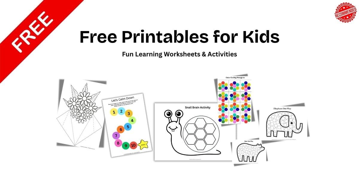 Free Printables for Kids – Worksheets, Activities & Learning PDFs