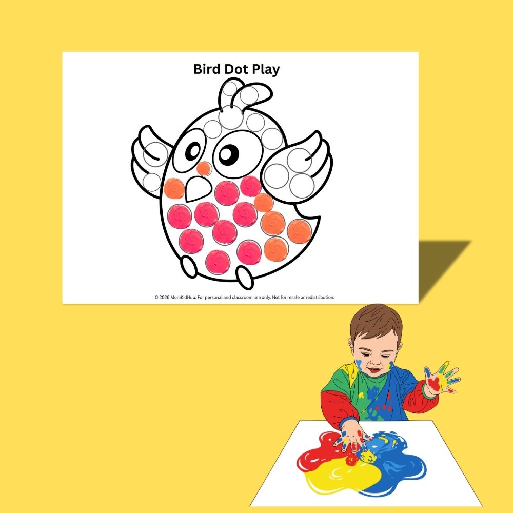 Dot painting activity