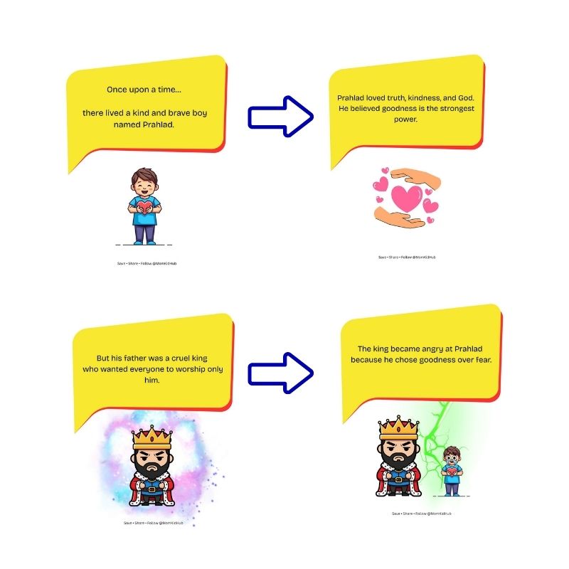 Holi Story Illustration