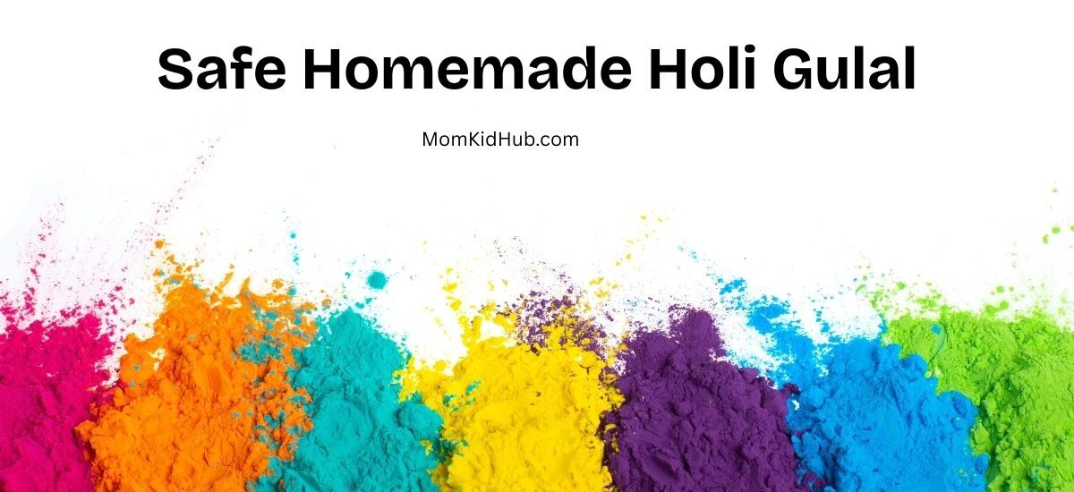homemade natural holi colours for kids made from vegetables