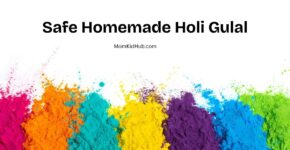 homemade natural holi colours for kids made from vegetables