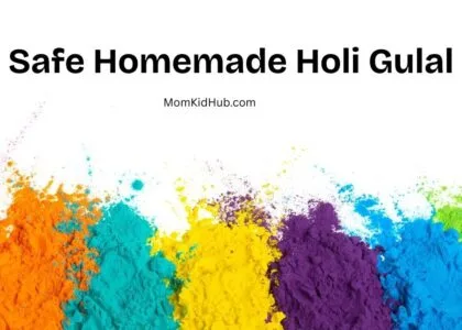 homemade natural holi colours for kids made from vegetables