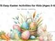 Easter activities for kids with colorful eggs and fun learning ideas