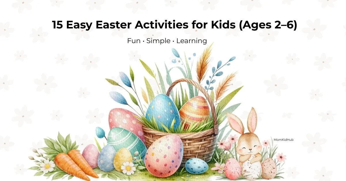 Easter Activities for Kids (Ages 2–6): 15 Easy & Fun Learning Ideas