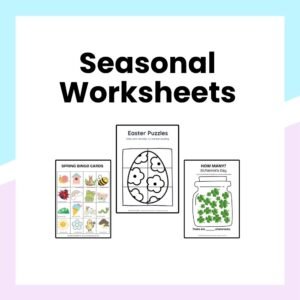 Seasonal Worksheets