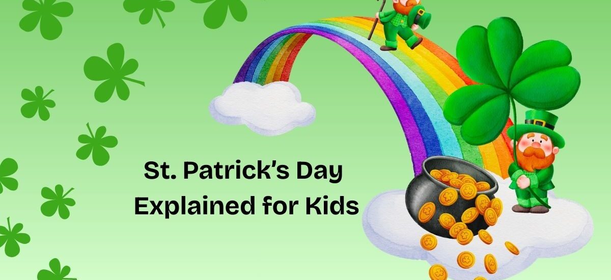 st patricks day symbols rainbow shamrock leprechaun for kids