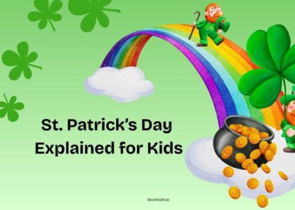 st patricks day symbols rainbow shamrock leprechaun for kids