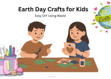 earth day crafts for kids using waste materials and diy ideas