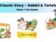 Rabbit and tortoise story for kids with free printable race game