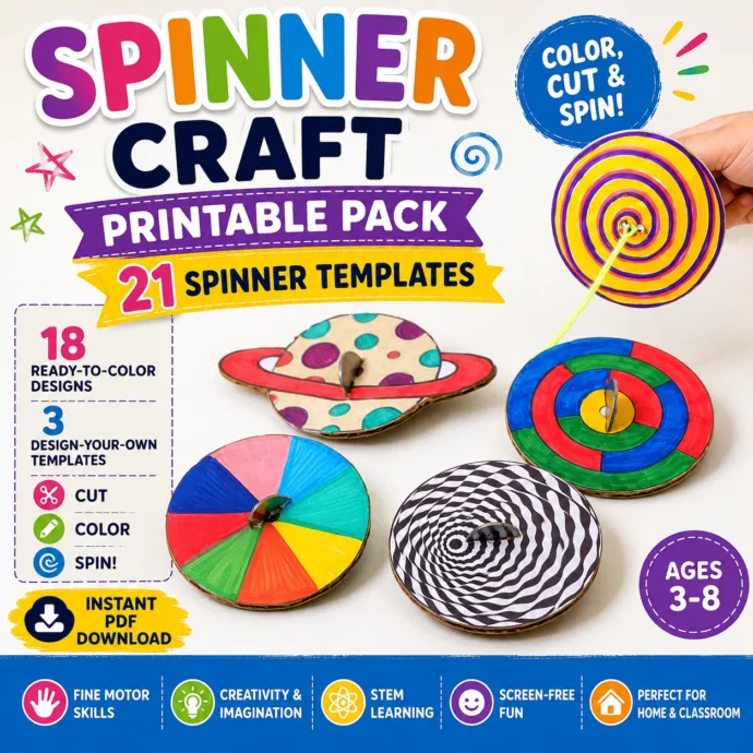 DIY Spinner For Kids