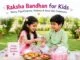 Brother and sister celebrating Raksha Bandhan in a garden by tying a rakhi, explaining the story, significance, and traditions of the festival for kids.