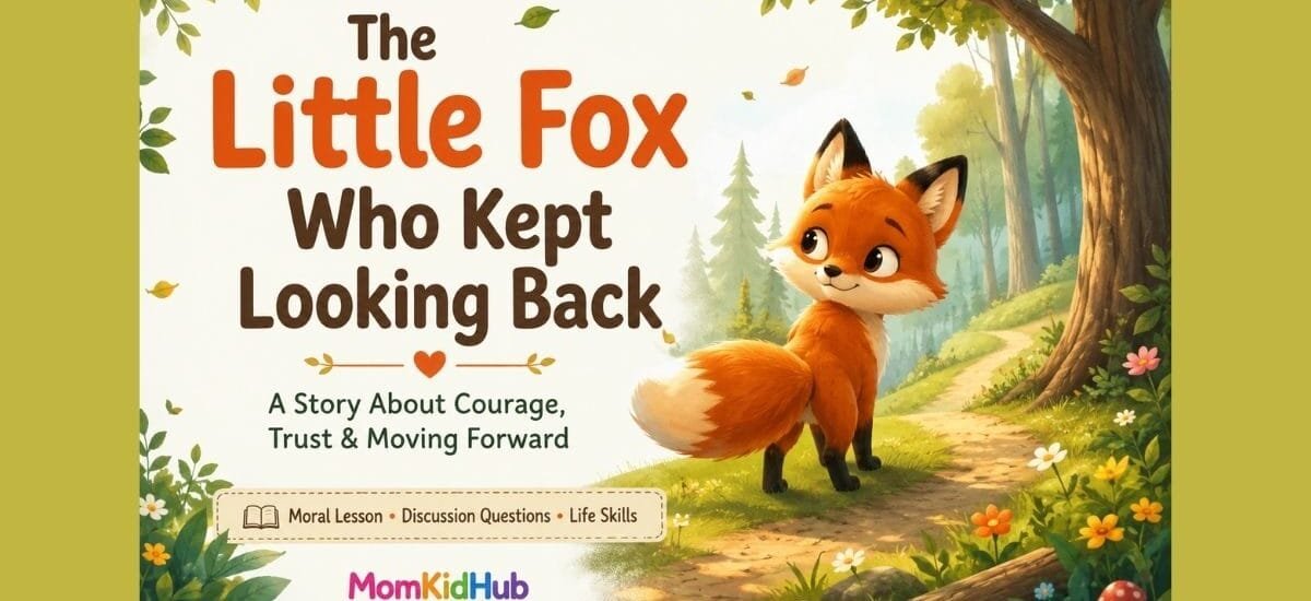 The Little Fox Who Kept Looking at Everyone Else – an original children's story about self-esteem and confidence by MomKidHub.