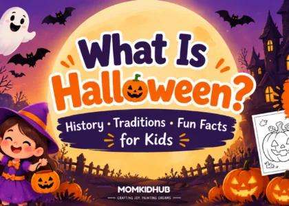 What is Halloween? History, traditions and fun facts for kids with free Halloween coloring sheets